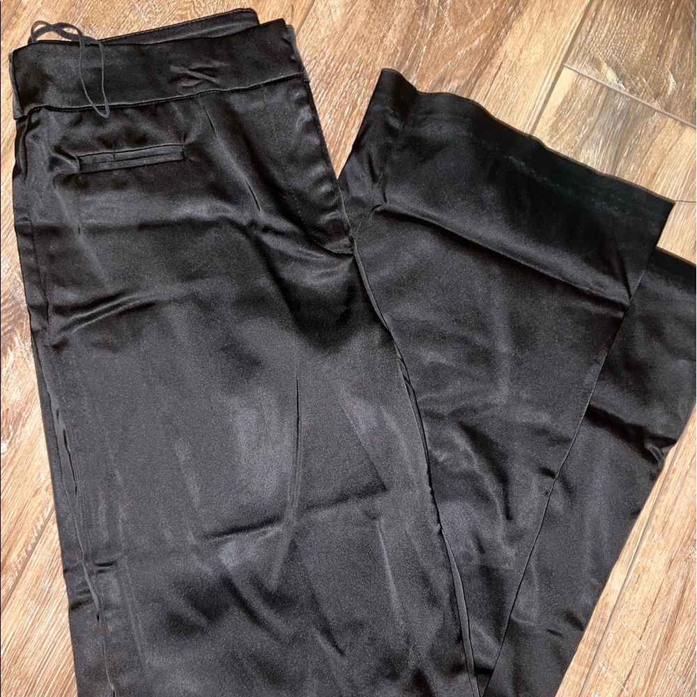 silk trousers